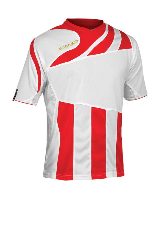 MIRA JERSEY SHORT SLEEVE - WHITE/RED