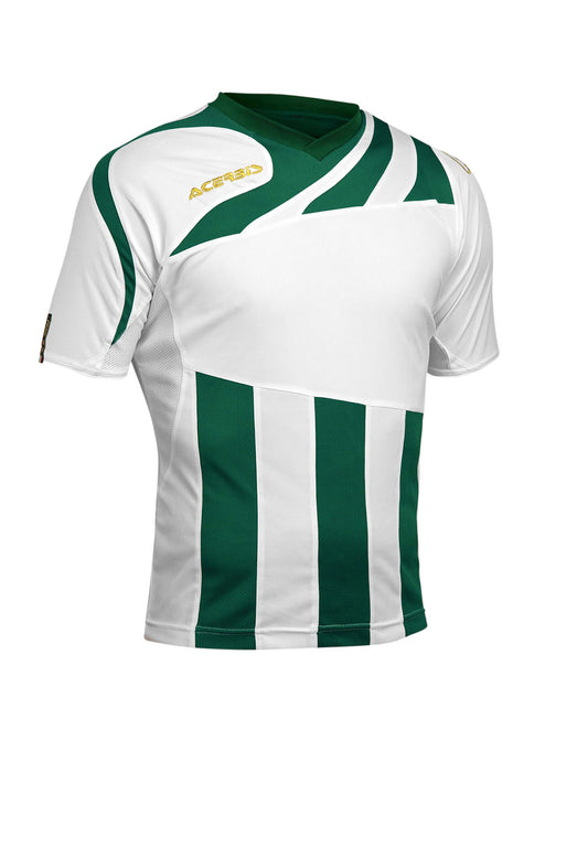 MIRA JERSEY SHORT SLEEVE - WHITE/GREEN