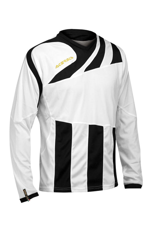 MIRA JERSEY LONG SLEEVE - WHITE/BLACK