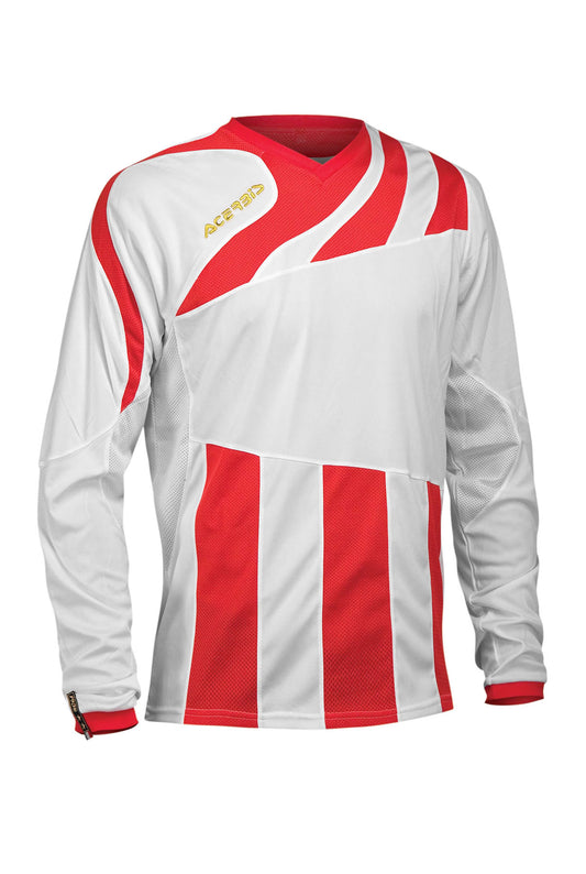 MIRA JERSEY LONG SLEEVE - WHITE/RED