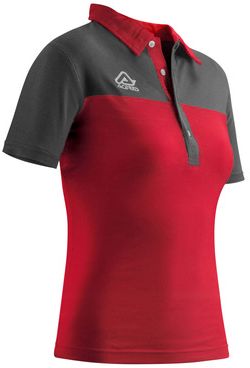 POLO S/SL WOMAN BELATRIX RED