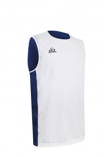 Larry Double Singlet White/ Royal