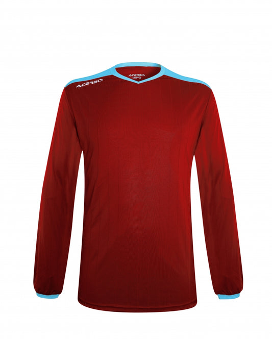 Belatrix Long Sleeve Jersey Bordeaux/ Light Blue