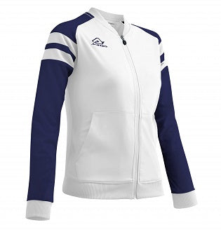 Kemari Woman Tracksuit Jacket WHITE/BLUE