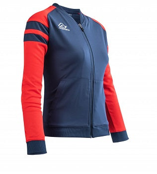 Kemari Woman Tracksuit Jacket BLUE/RED