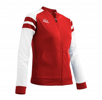Kemari Woman Tracksuit Jacket RED/WHITE