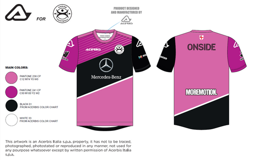 ONSIDE ACADEMY PINK JERSEY
