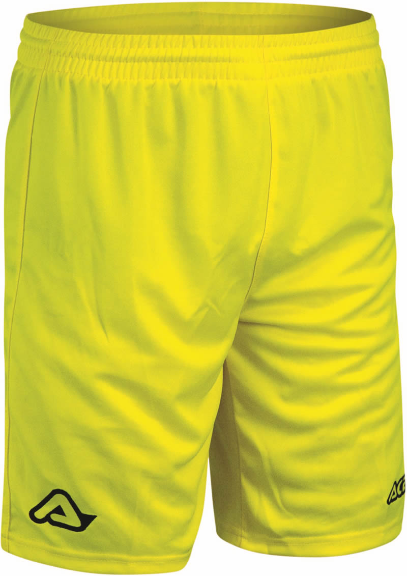 SHORT TRAINING ATLANTIS LOGO YELLOW FLUO