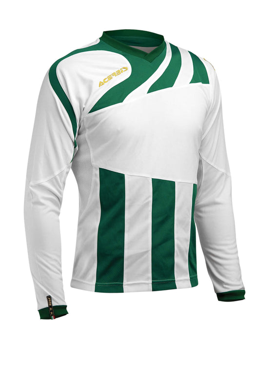 MIRA JERSEY LONG SLEEVE - WHITE/GREEN