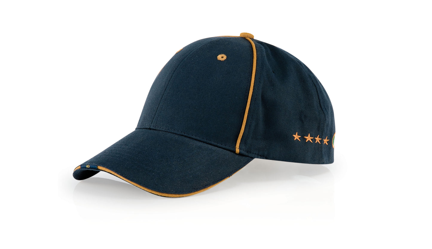 4 STELLE CAP - BLUE