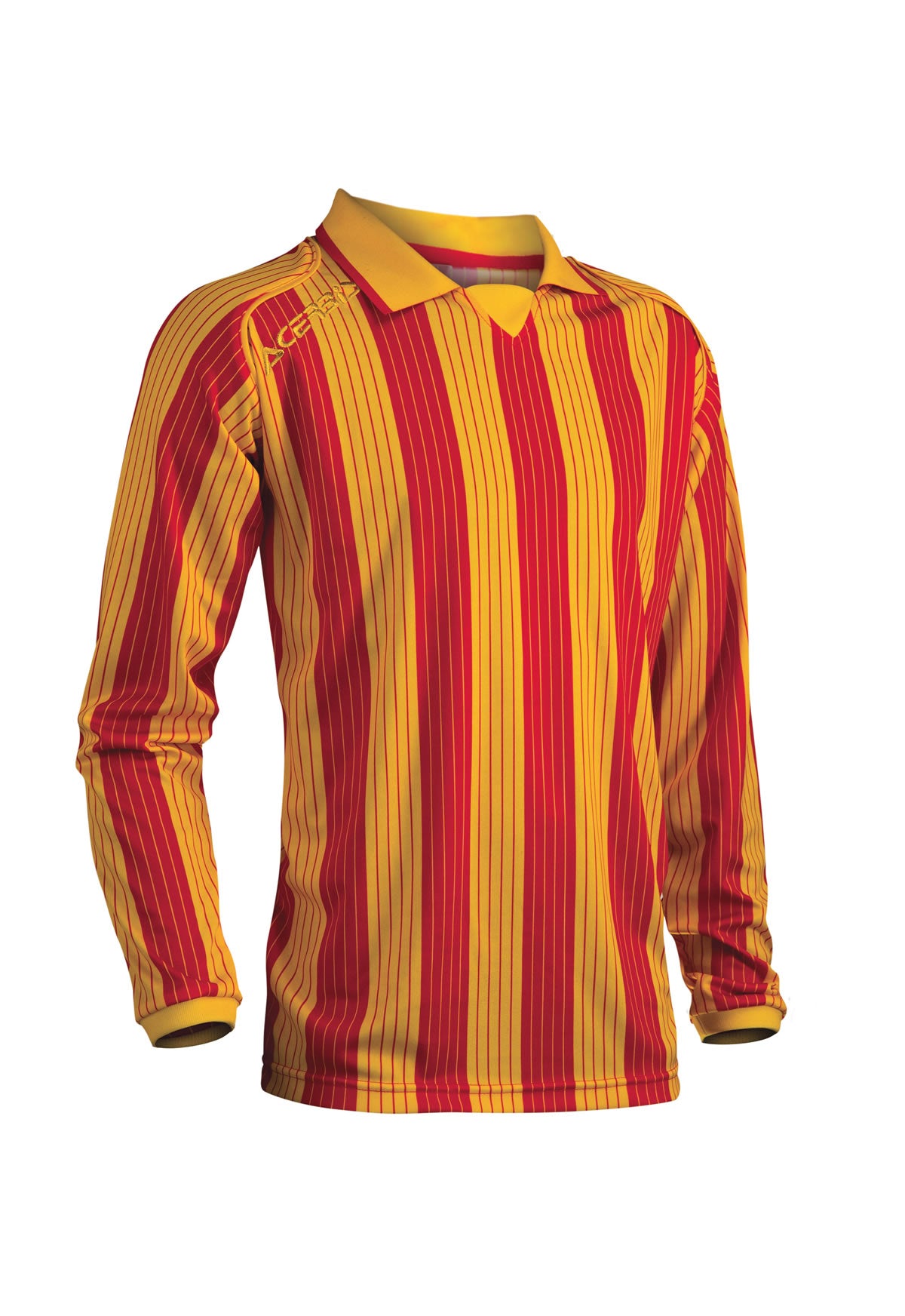 JERSEY VERTICAL LS - YELLOW/RED