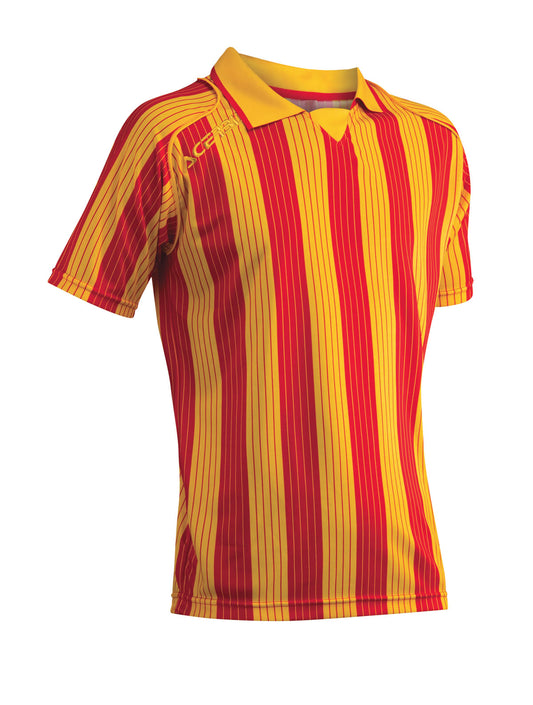 JERSEY VERTICAL SS - YELLOW/RED