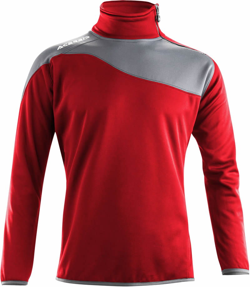 SWEATSHIRT ASTRO 1/2 ZIP RED