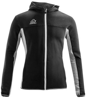 SWEATSHIRT F/ZIP HOODIE EVO BLACK/GREY