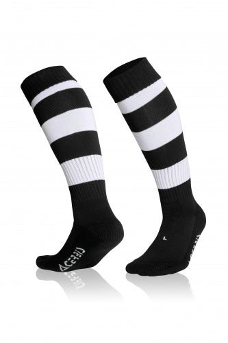 Double Striped Socks Black/ White