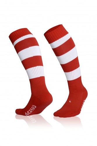 Double Striped Socks Red/ White