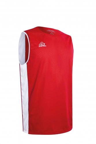 Larry Double Singlet White/ Red