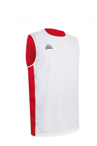 Larry Double Singlet White/ Red