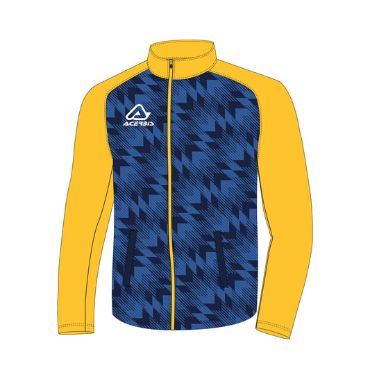 BLOK TRACKSUIT JACKET YELLOW/ NAVY