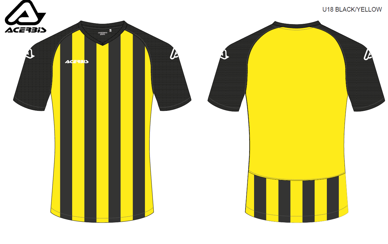 Johan Jersey Short Sleeve Black/Yellow/Yellow Back